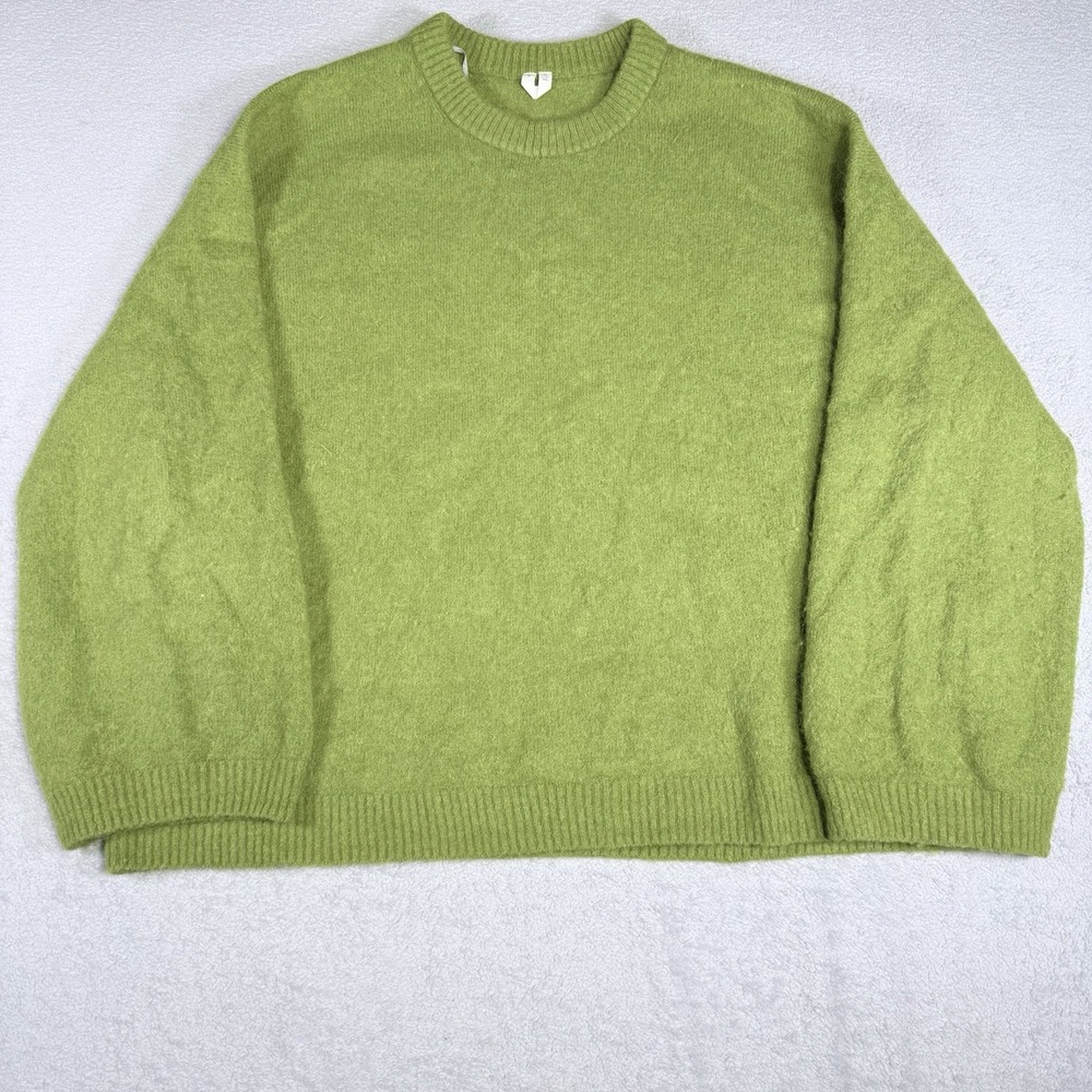 Arket Super Soft Alpaca Wool Blend Relaxed Fit Jumper Size Medium Soft & Fuzzy